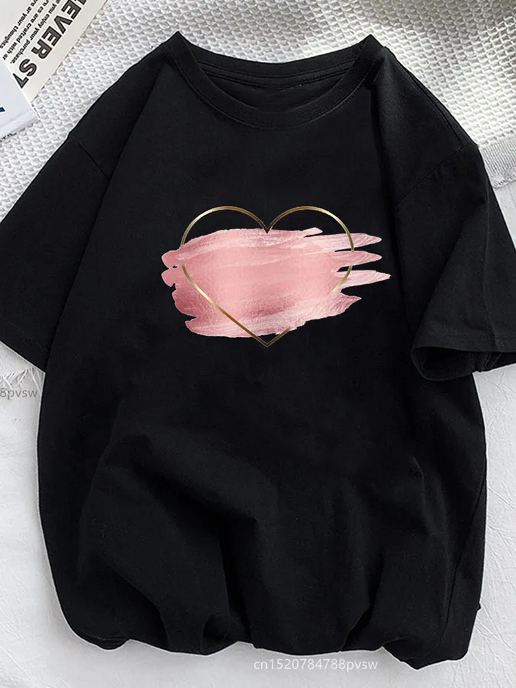 Damen Sommer Top Hipster T-Shirt Rundhals Streetwear lockeres Damentop