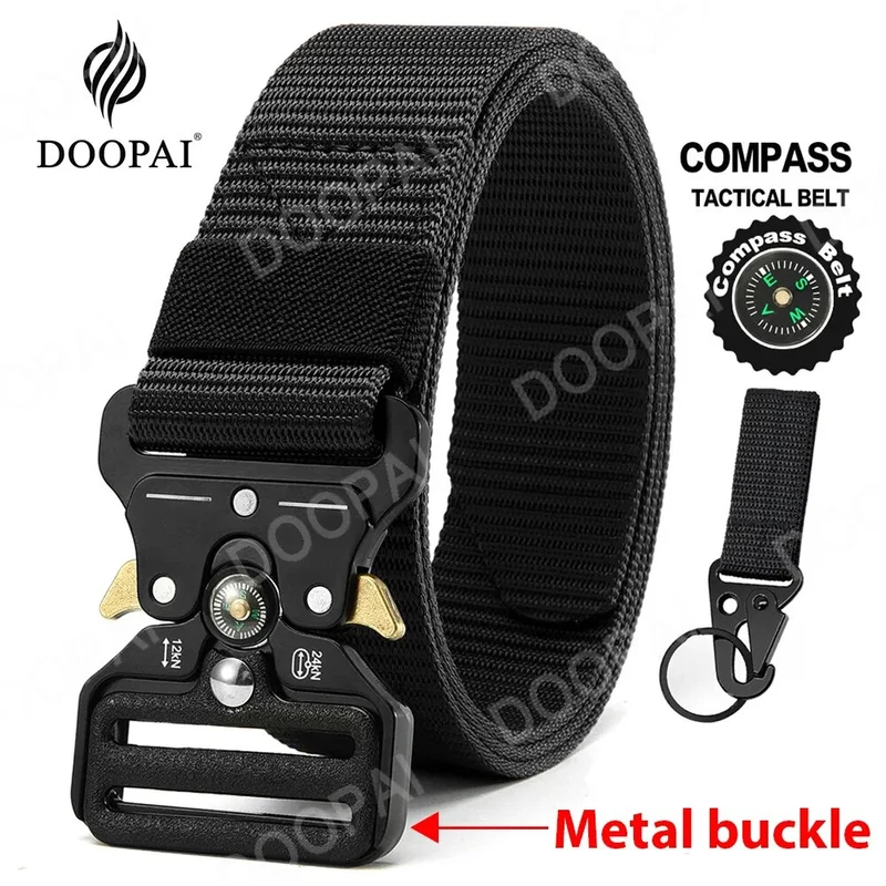 Herren Gürtel Armee Militär Military Belt Nylon Taktische Schnalle