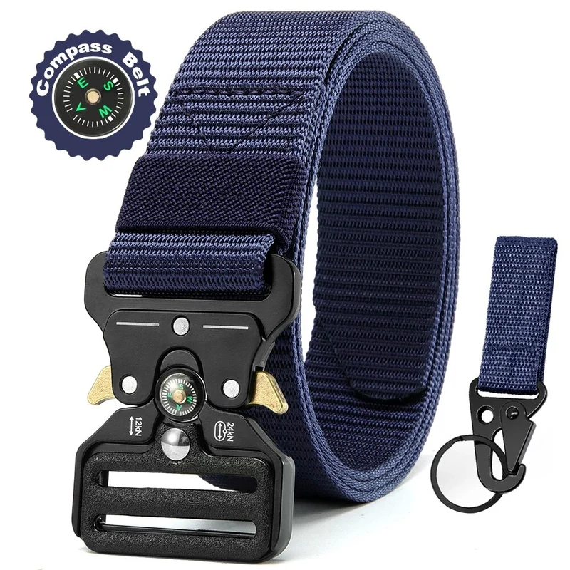 Herren Gürtel Armee Militär Military Belt Nylon Taktische Schnalle