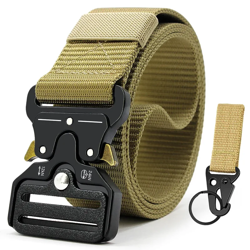 Herren Gürtel Armee Militär Military Belt Nylon Taktische Schnalle