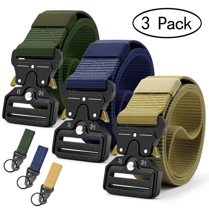 Herren Gürtel Armee Militär Military Belt Nylon Taktische Schnalle