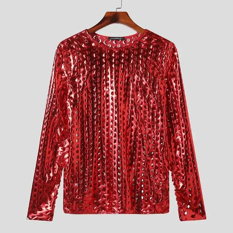 Fetisch Fashion Männer Sexy Bodysuits Herren Body Shirts Hemd Transparent Club