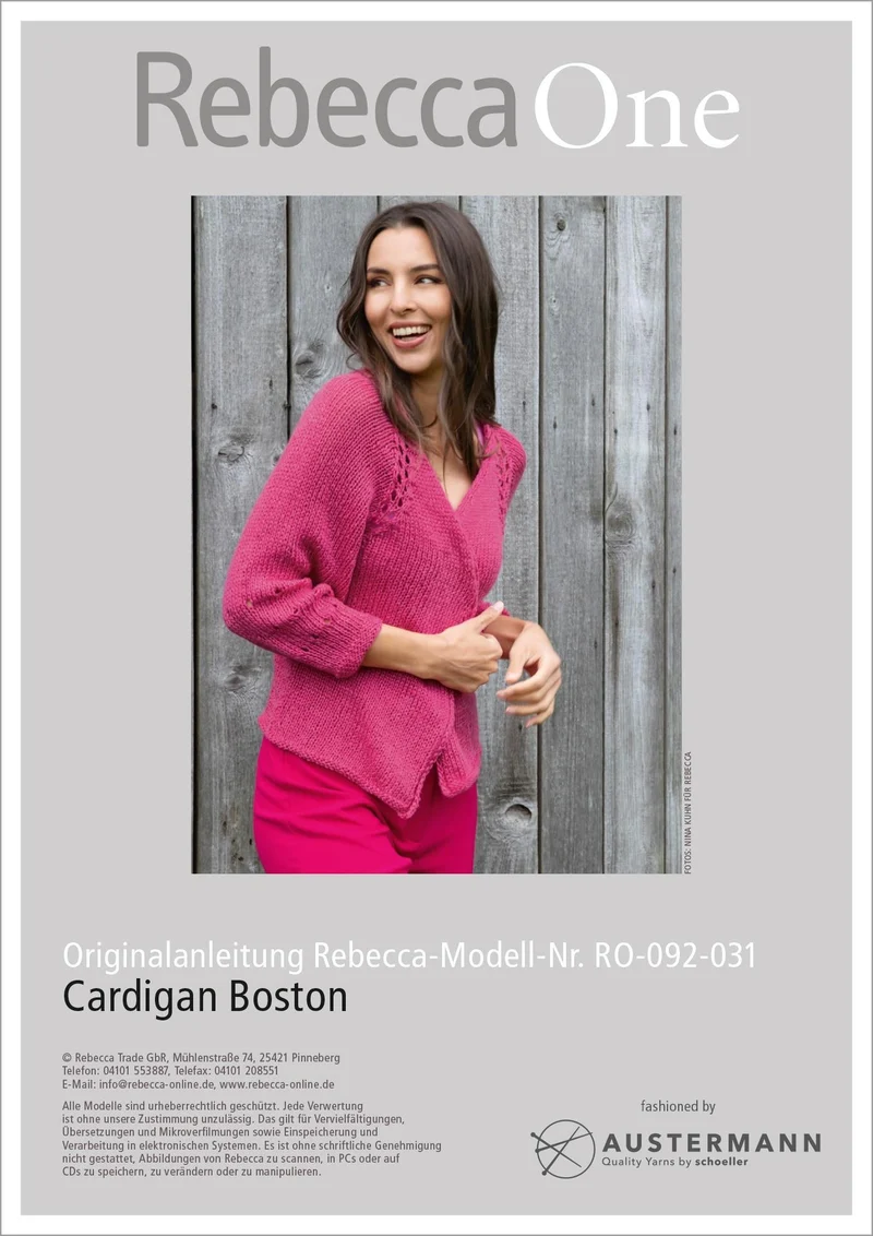 Anleitung - Cardigan Boston