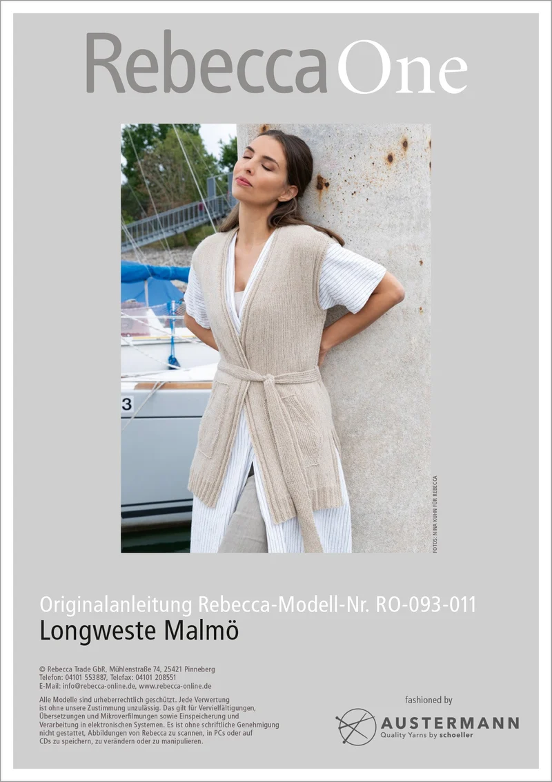 Anleitung - Longweste Malmö