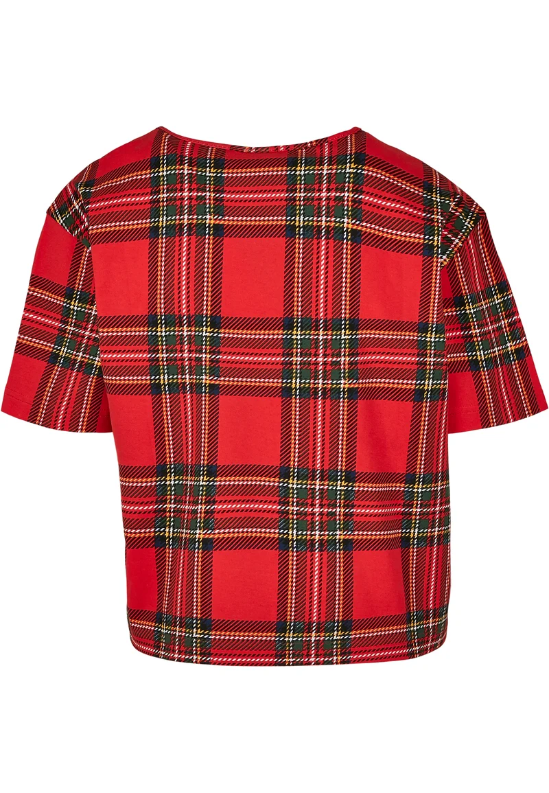 UC AOP Tartan Short Oversized Tee