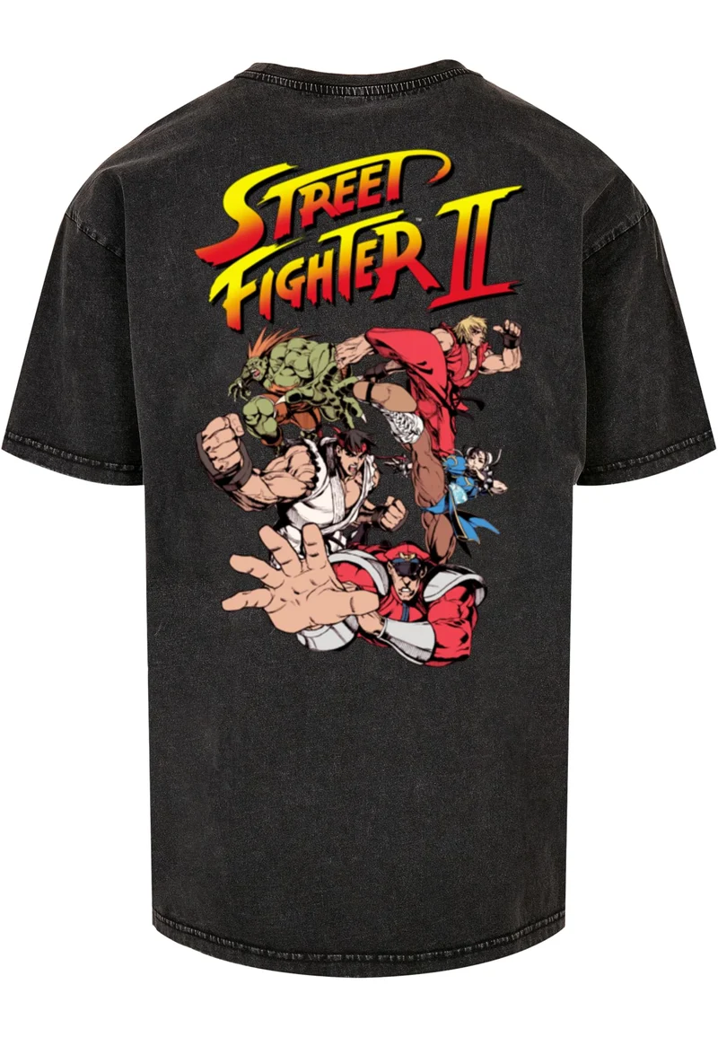 MC Streetfighter II Roster Oversize Tee