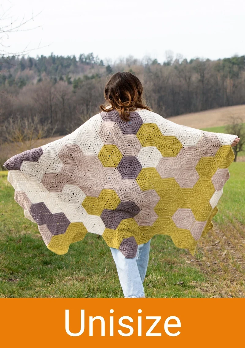 Häkeldecke Mosaik