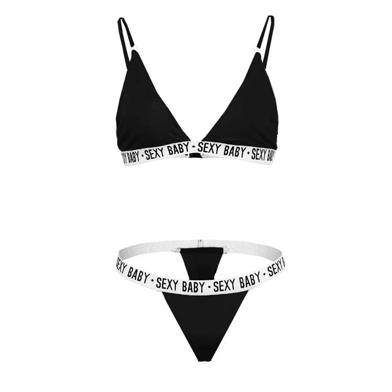Damen Bikini BH Set Tanga Höschen Sexy Schlüpfer Slip Dessous Unterwäsche
