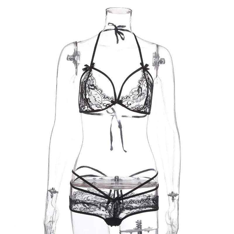 Damen Bikini BH Set Tanga Höschen Sexy Schlüpfer Slip Dessous Unterwäsche