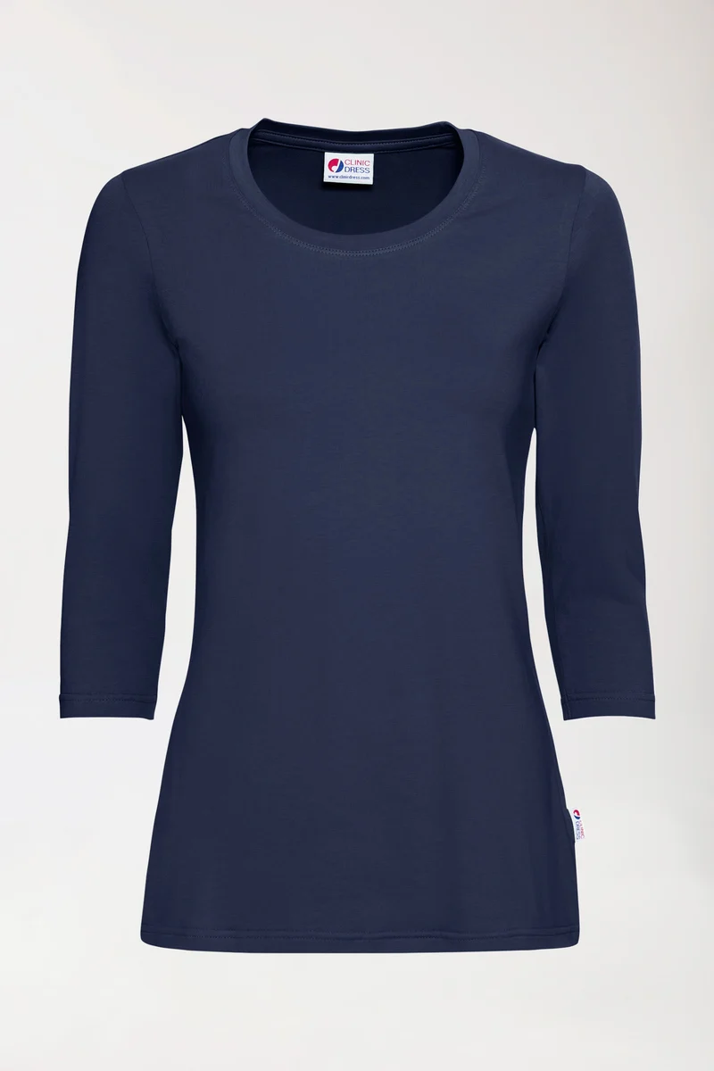 CORE Shirt Damen - 3/4 Arm navy