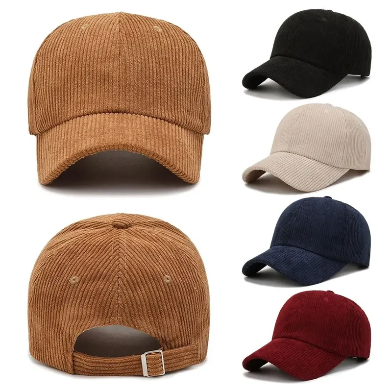 Basecap Baseball Cap Cord Look Mütze Kappe Männer Frauen Cappy Schirmmützen Hut