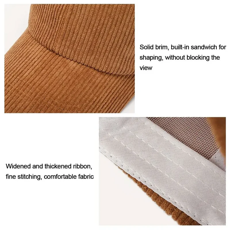 Basecap Baseball Cap Cord Look Mütze Kappe Männer Frauen Cappy Schirmmützen Hut