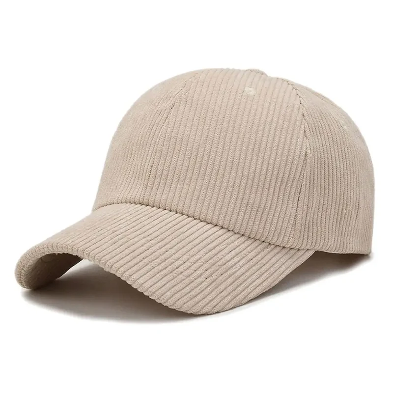 Basecap Baseball Cap Cord Look Mütze Kappe Männer Frauen Cappy Schirmmützen Hut
