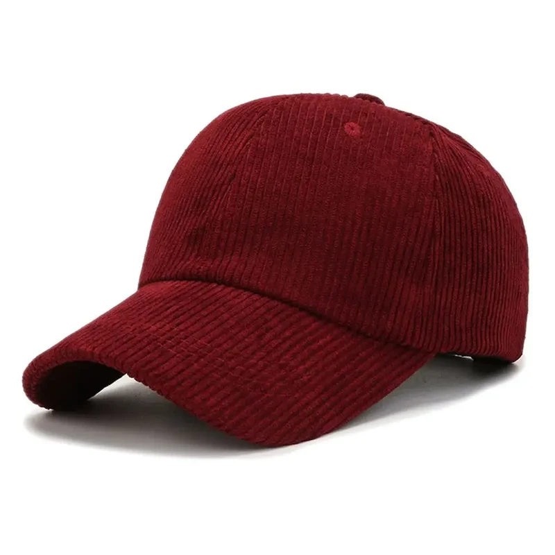 Basecap Baseball Cap Cord Look Mütze Kappe Männer Frauen Cappy Schirmmützen Hut