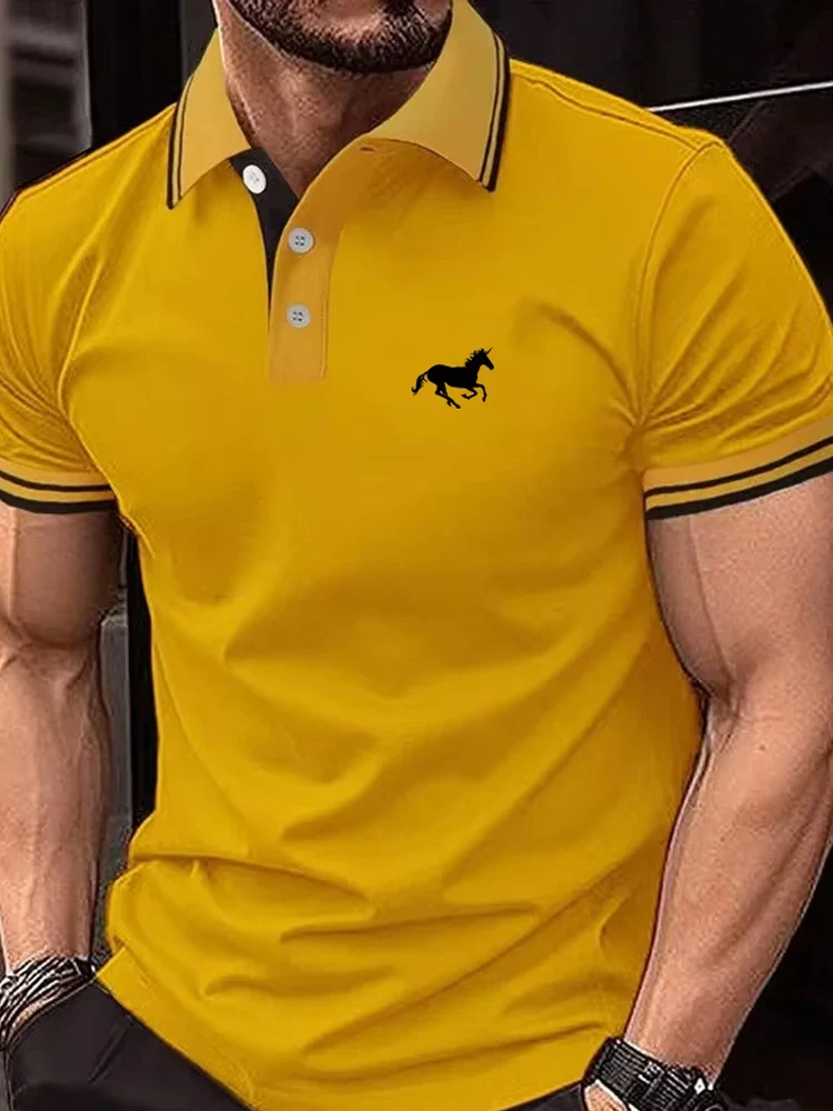 Herren Poloshirt POLO Shirt T-Shirt Kurzarm Zipper Hemd Fashion Polohemd NEU