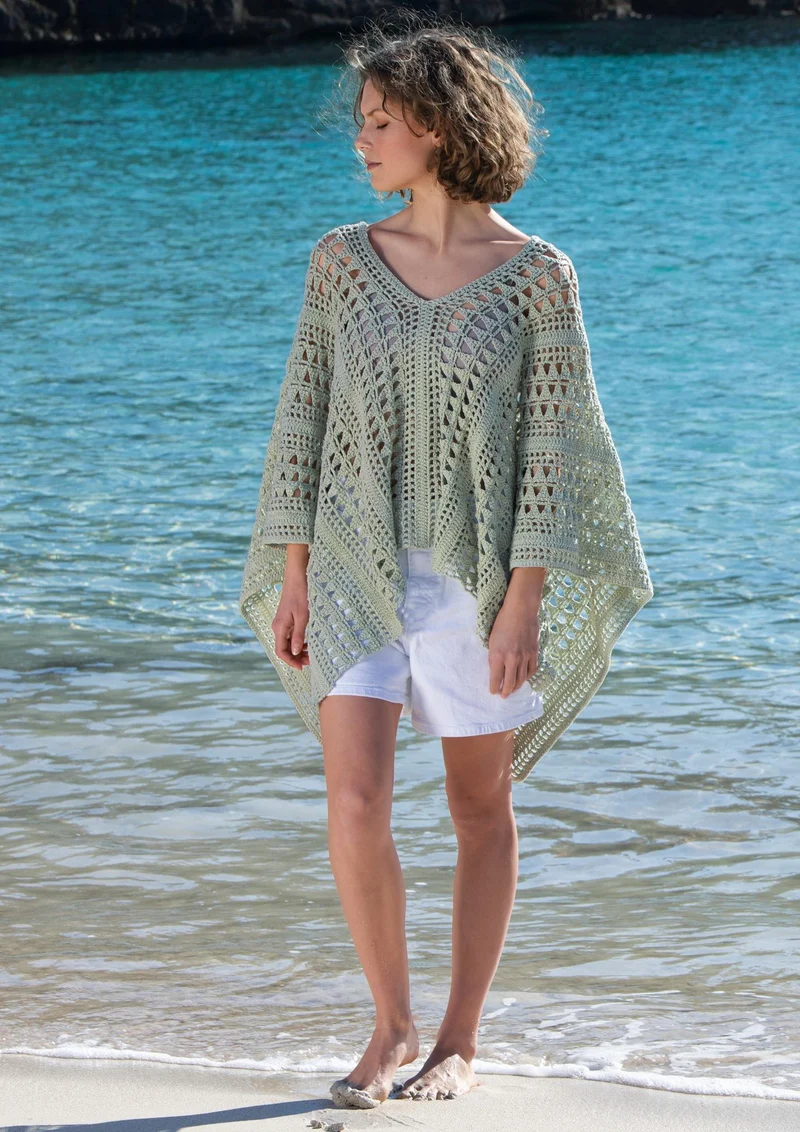Häkelponcho Ibiza