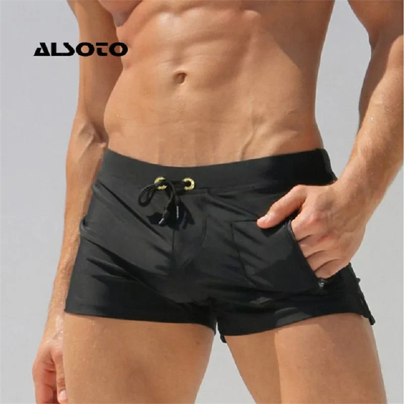 Herren Badehose Badeshort Kurze Hose Shorts Schwimmhose 100% Polyester NEU