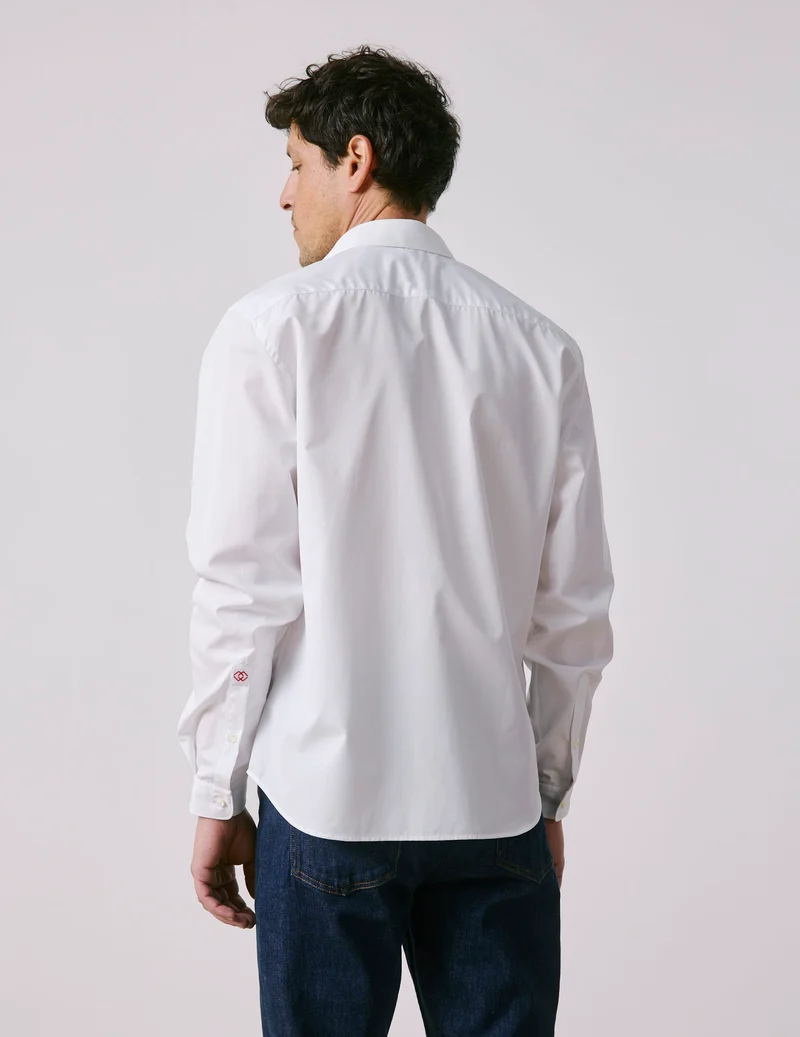 Chemise mixte "Je t'aime" blanche