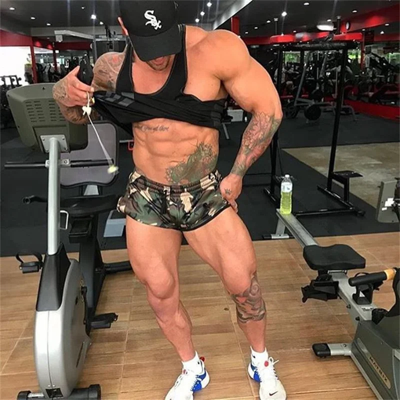Fitness Shorts Kurze Sporthose Kurzhose Jogging Herren Trainingshose Sportshorts