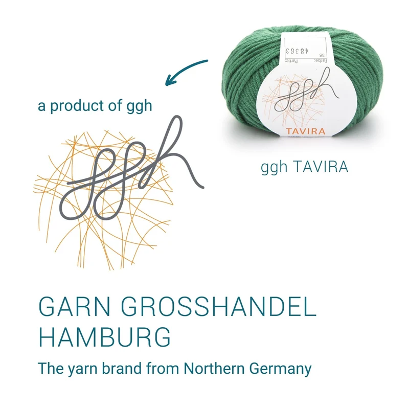 ggh Tavira | 100% Baumwolle | 80m/50g | 035 - Ozeangrün