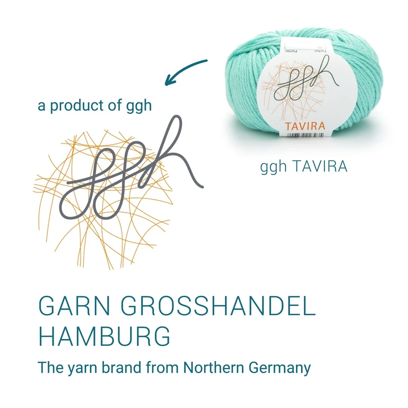 ggh Tavira | 100% Baumwolle | 80m/50g | 036 - Helles Aquamarin