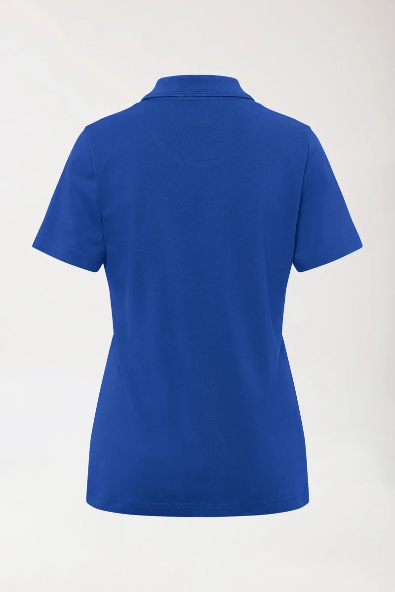COMFY FLEX Stretch Shirt Damen - Polokragen königsblau