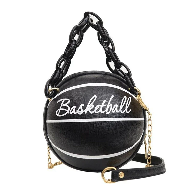 BagStreet kleine Damen Handtasche Schultertasche Umhängetasche Basketball Tasche
