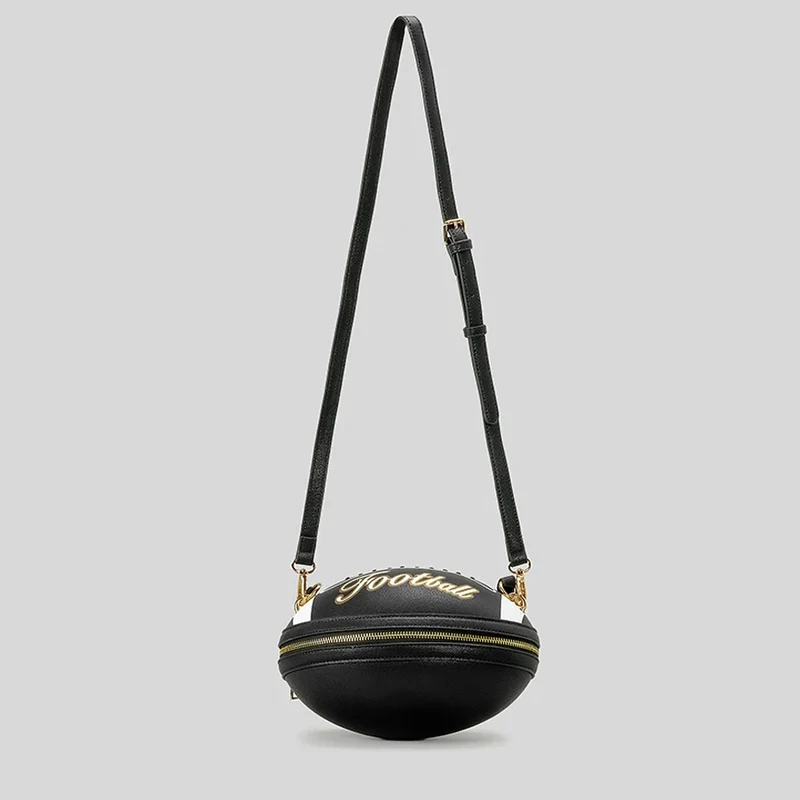 BagStreet kleine Damen Handtasche Schultertasche Herren Umhängetasche Football