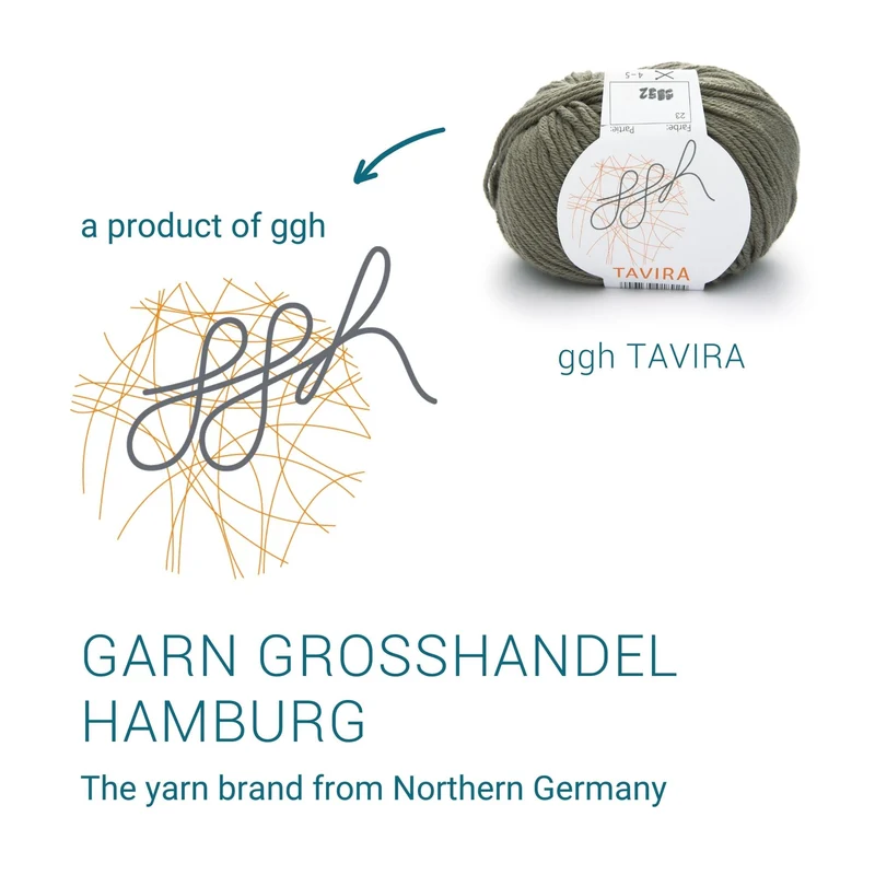 ggh Tavira | 100% Baumwolle | 80m/50g | 023 - Khaki