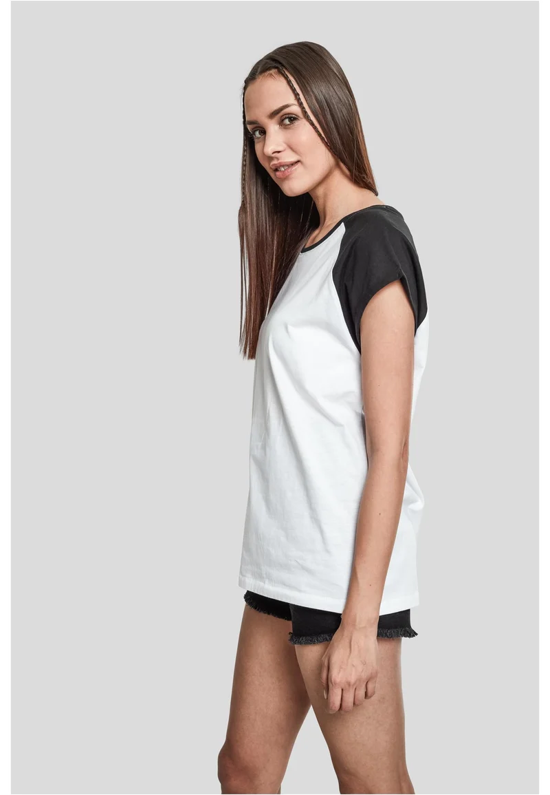 UC Contrast Raglan Tee Split