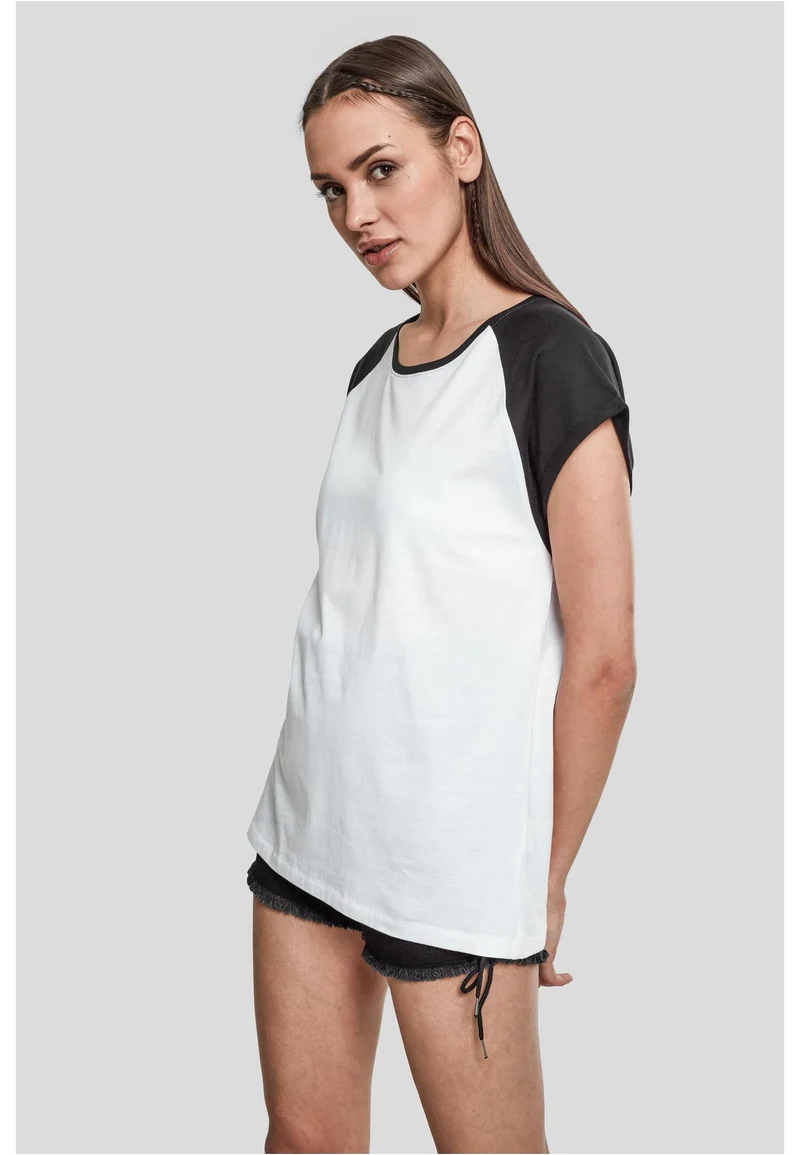 UC Contrast Raglan Tee Split