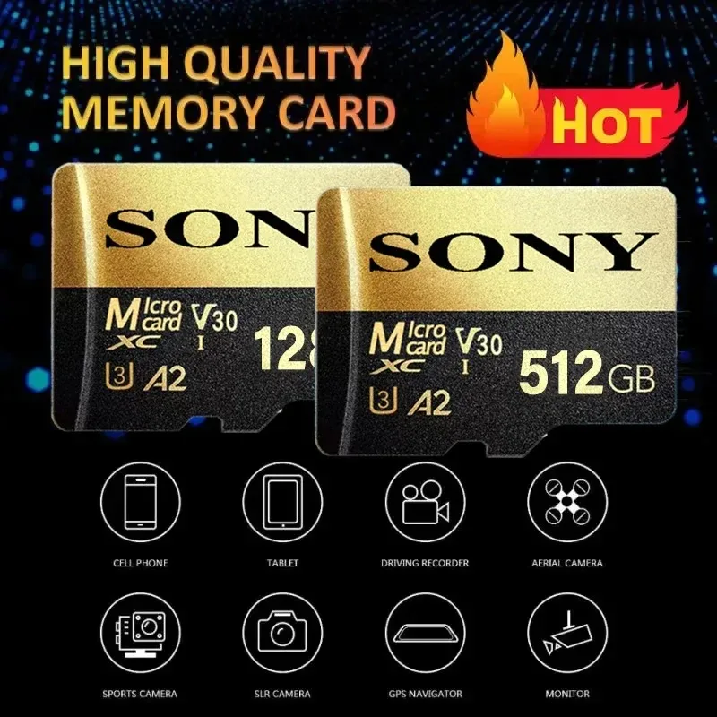 ULTRA Micro SD Karte 128GB 256GB 512GB Speicherkarte TF-Flash-Kartenspeicher