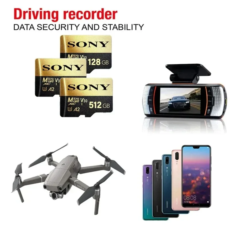 ULTRA Micro SD Karte 128GB 256GB 512GB Speicherkarte TF-Flash-Kartenspeicher
