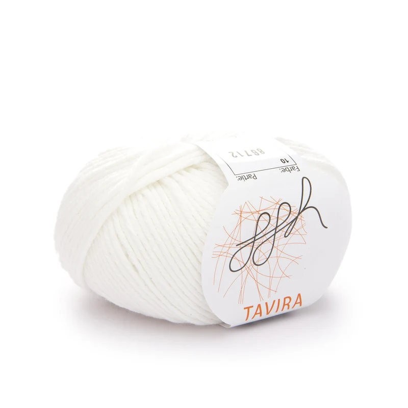ggh Tavira | 100% Baumwolle | 80m/50g | 010 - Cremeweiß