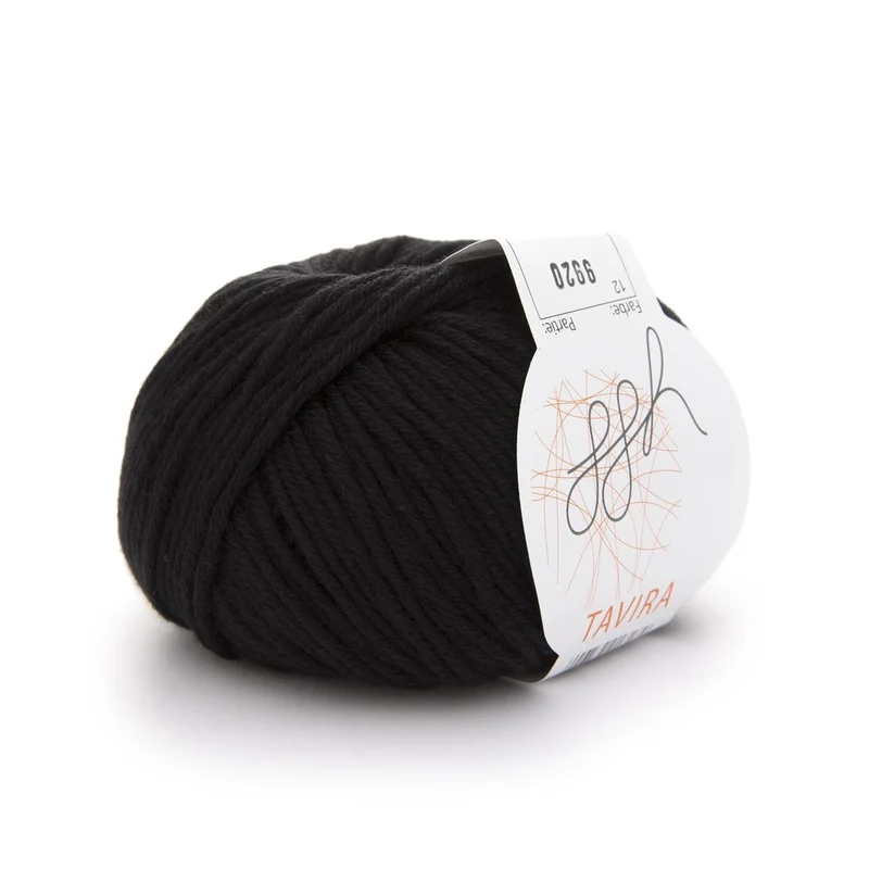 ggh Tavira | 100% Baumwolle | 80m/50g | 012 - Schwarz