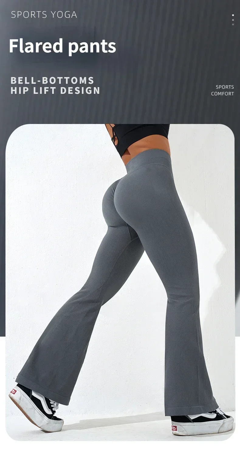Sexy Schlank Ausgestelltes Hosen Kreuz Taille Legging Frauen Nahtlose Gym Laufen Radfahren Stricken Yoga Stretch Butt Lift Hohe Taille Hosen