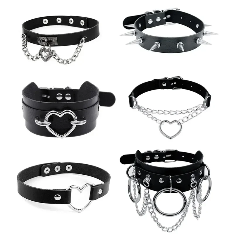 Sexy Halsband Harness Kette BH Gürtel Punk Goth Frauen Bdsm Bondage Chocker