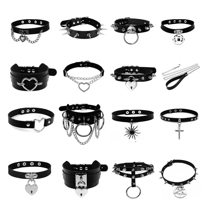 Sexy Halsband Harness Kette BH Gürtel Punk Goth Frauen Bdsm Bondage Chocker