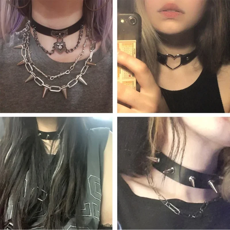 Sexy Halsband Harness Kette BH Gürtel Punk Goth Frauen Bdsm Bondage Chocker