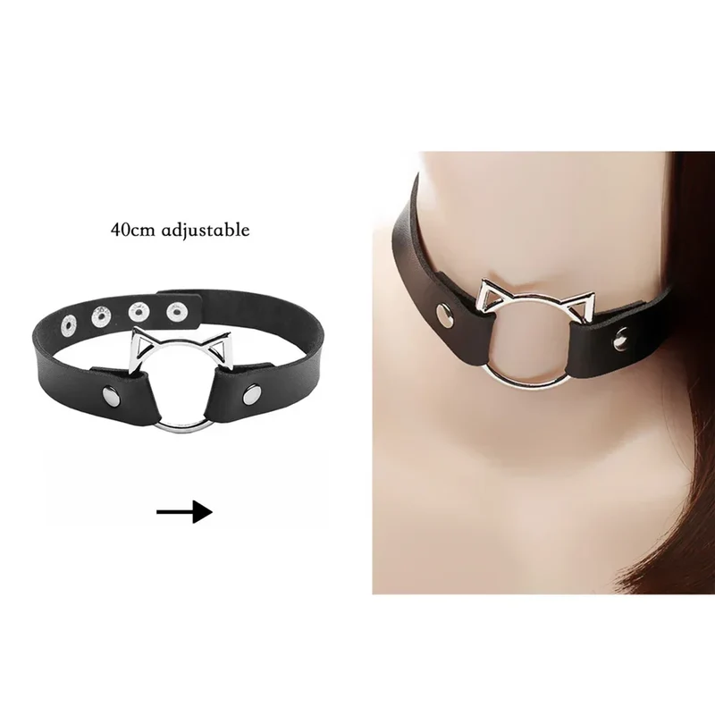 Sexy Halsband Harness Kette BH Gürtel Punk Goth Frauen Bdsm Bondage Chocker