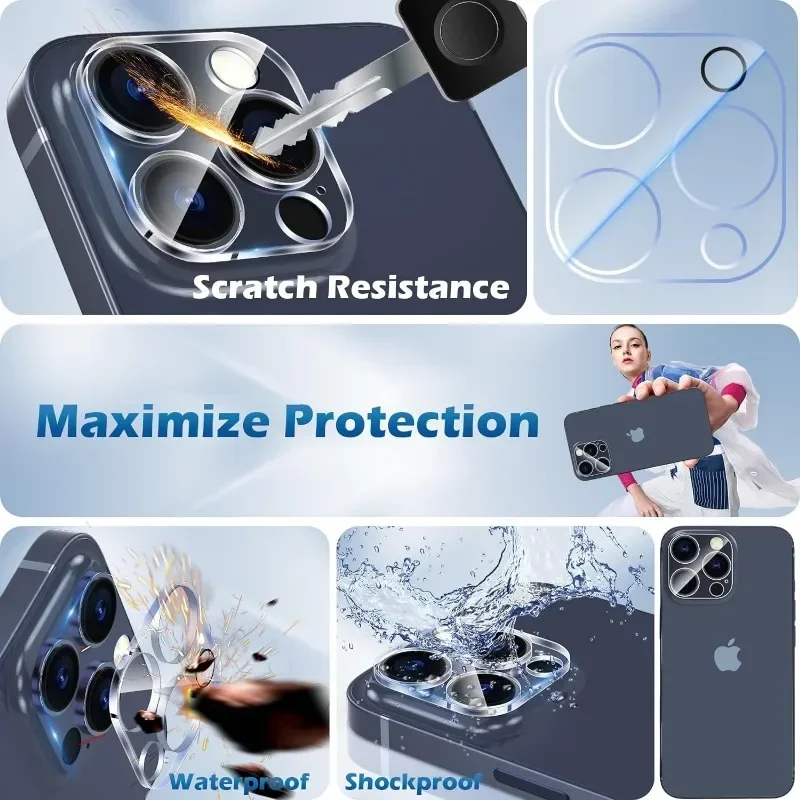 4x Panzerfolie Glas Schutz Folie Full Screen Schutz Für iPhone 16 Displayschutz