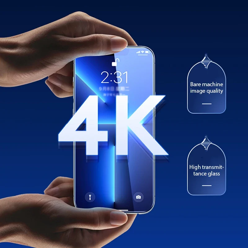 4x Panzerfolie Glas Schutz Folie Full Screen Schutz Für iPhone 13 Displayschutz