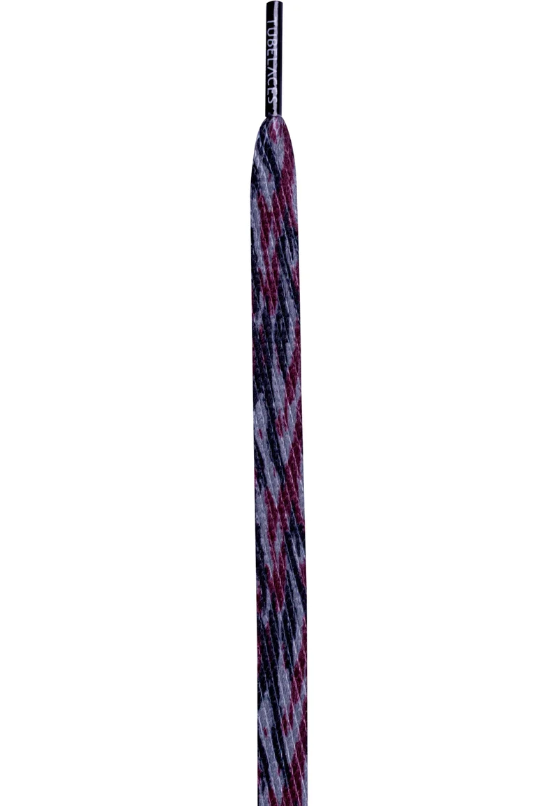 Skosnören TUBELACES Flat Camo Pack - 5 Pack - 130 Cm