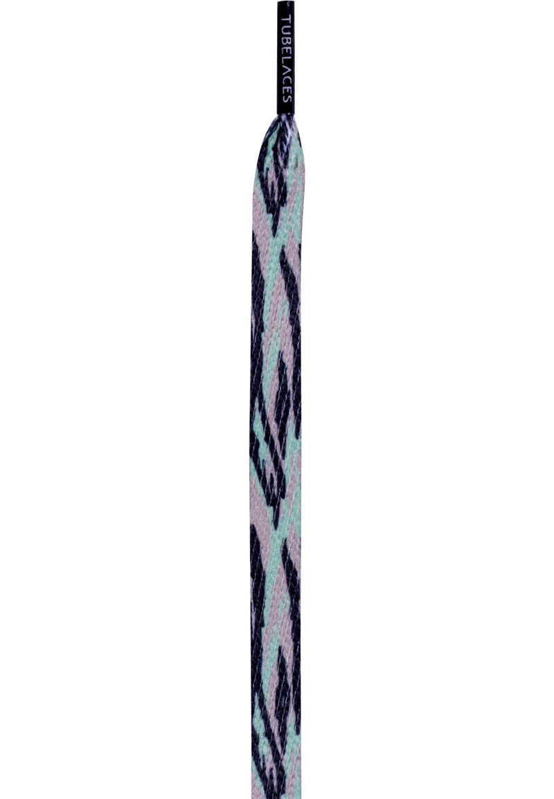 Skosnören TUBELACES Flat Camo Pack - 5 Pack - 130 Cm