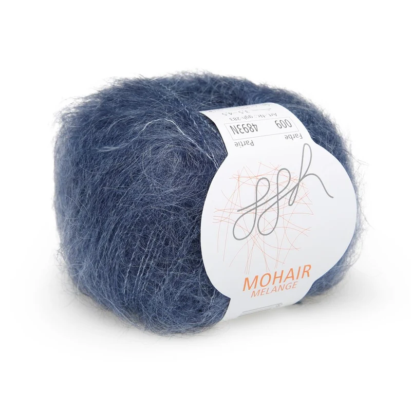 ggh Mohair Melange | 009 - Mittelblau