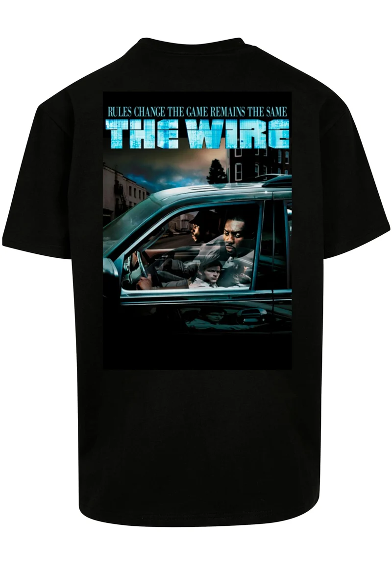 MC The Wire Poster Heavy Oversize Tee