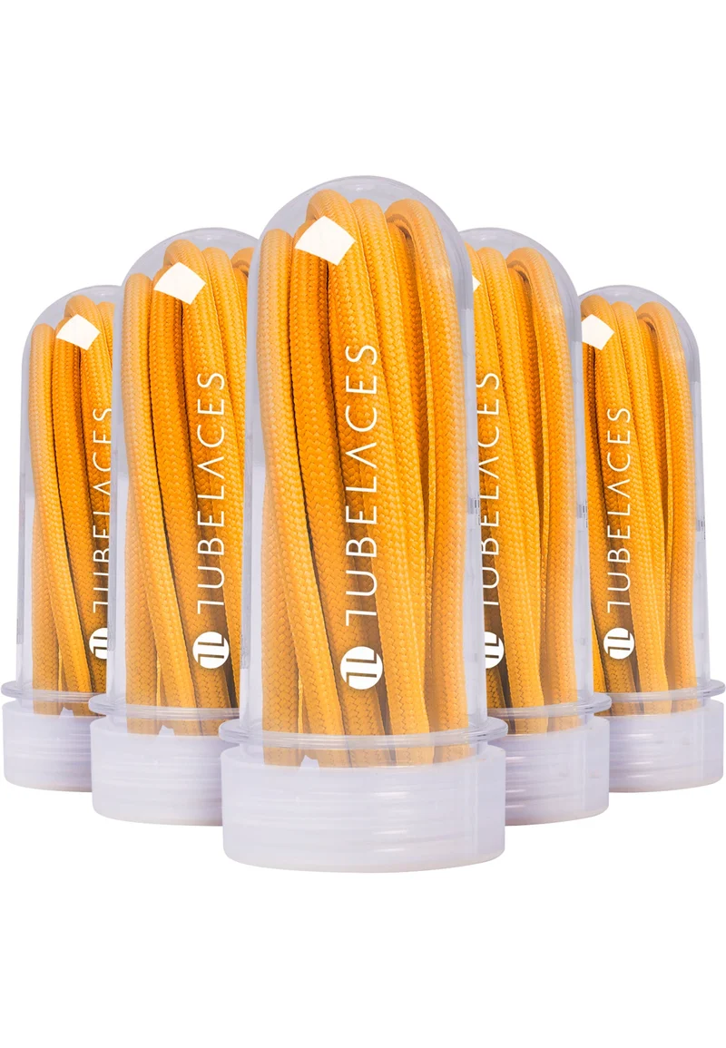 Skosnören TUBELACES Rope Solid - Pack of 5 pieces - Width: 5 mm