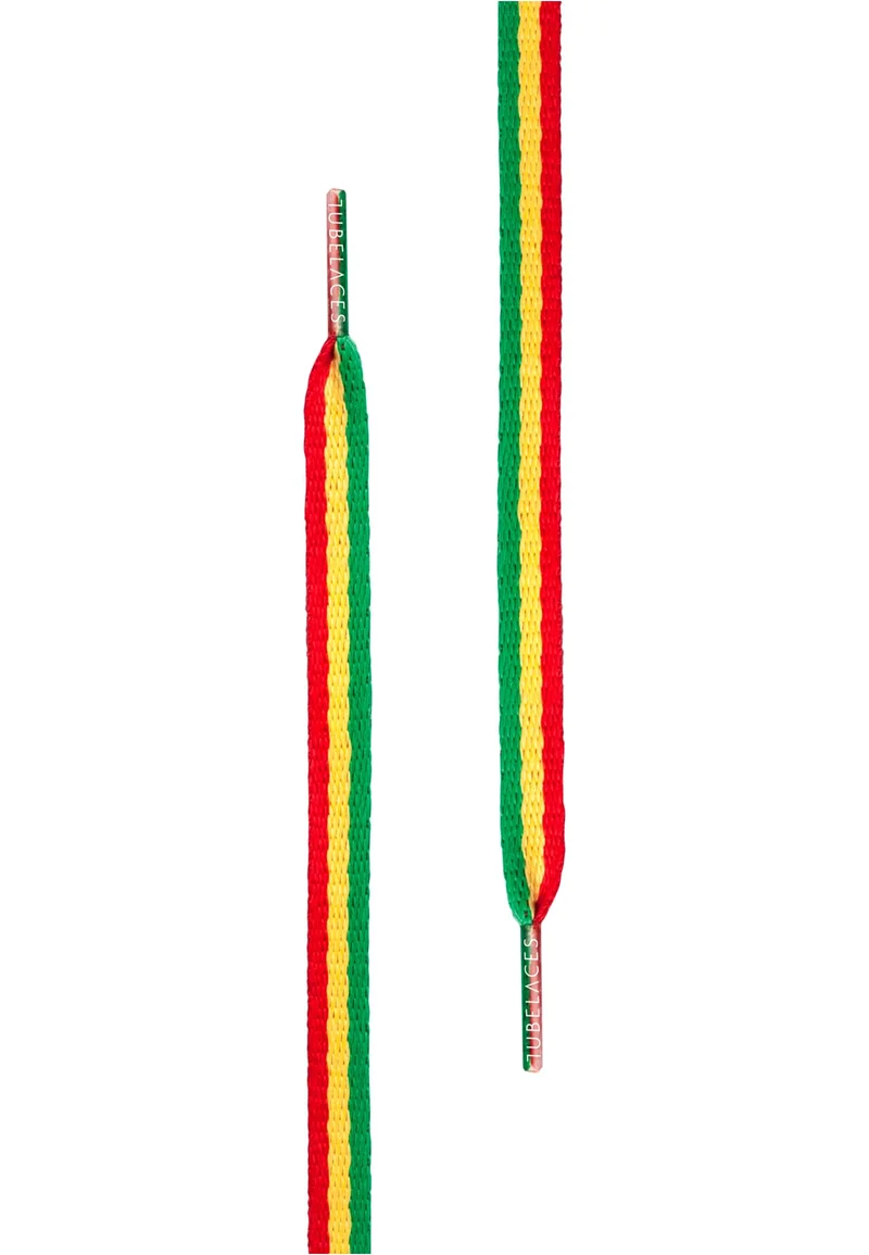 Skosnören TUBELACES Flat Laces - 9mm - 90/120/140cm - 5 Pack