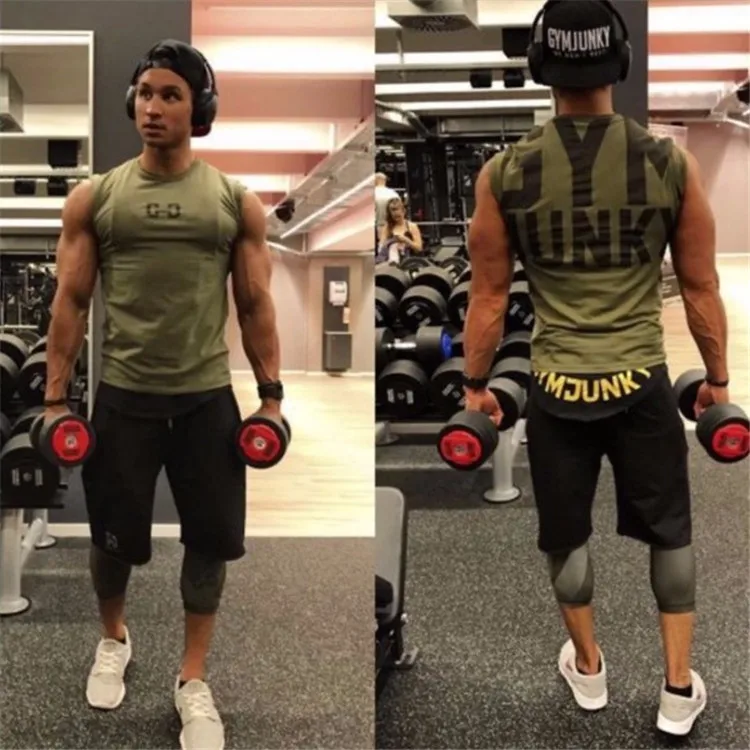 Männer Mode T Shirt Männer Tops Sommer Fitness Bodybuilding Kleidung Muscle Männlichen Shirts Baumwolle Slim Fit Tees