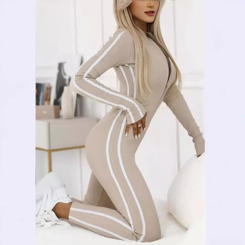 Yoga Fitness Overalls Jumpsuit Gym Stretch Leggings Jogging Anzug Top Push Up